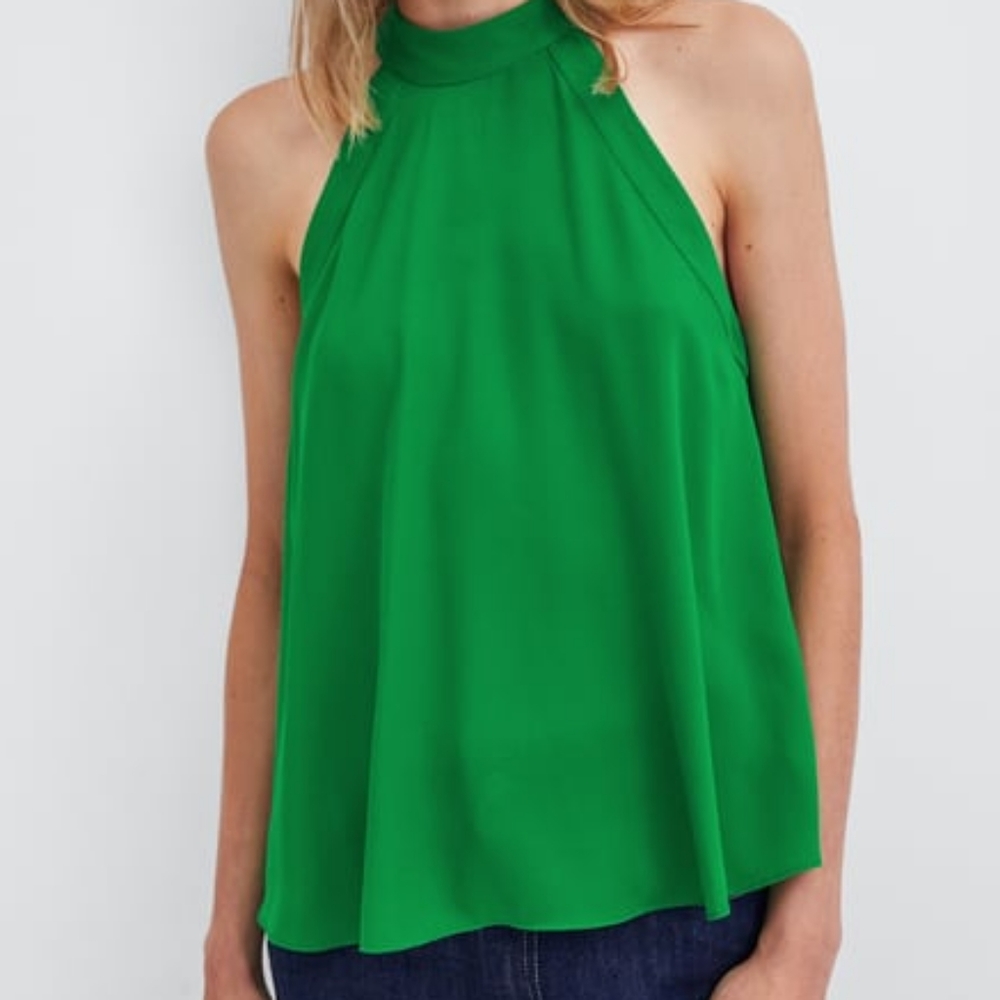 Neckholder Blouse- New Zara